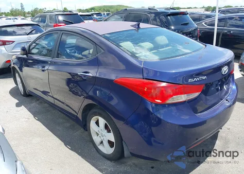 2013 Hyundai Elantra Gls from USA, damaged, VIN 5NPDH4AE9DH156106